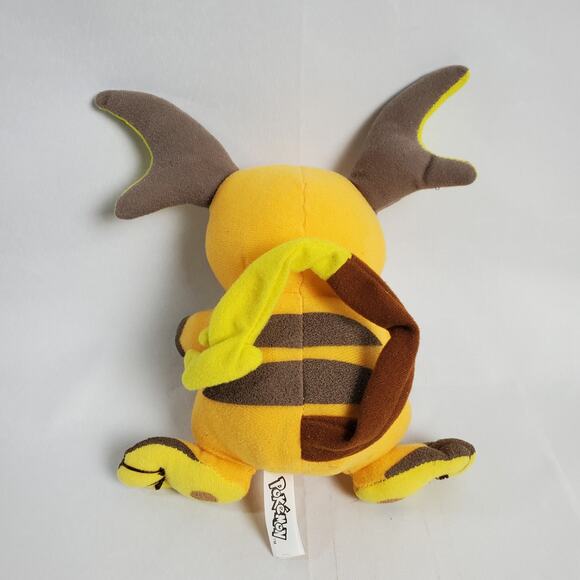 Pokémon Raichu Plush Toy 9" Yellow Stuffed Animal Collectable - Picture 5 of 8